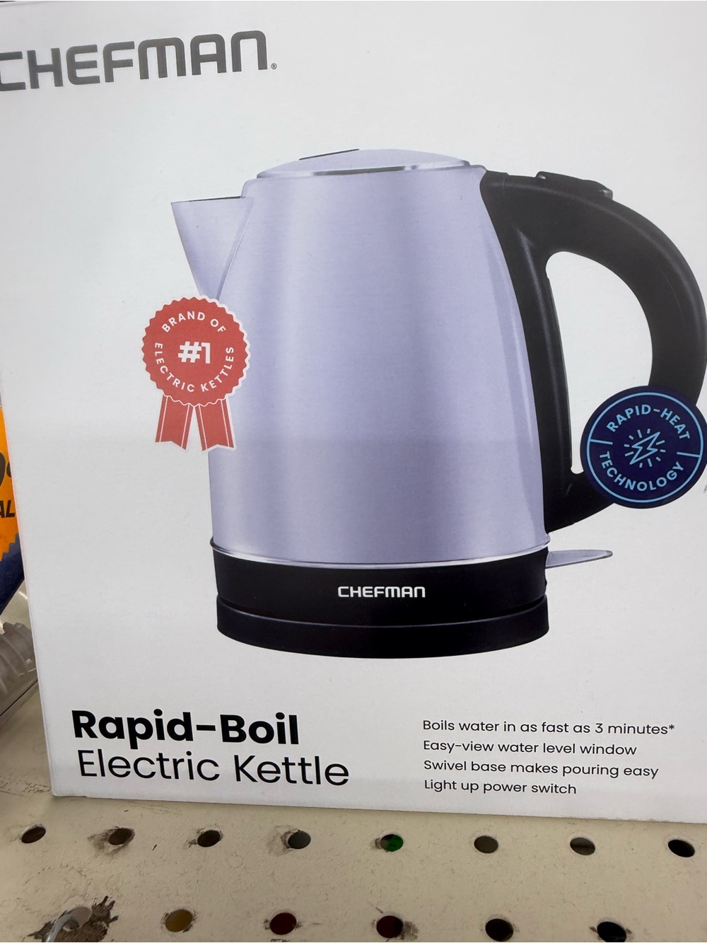 Rapid-Boil Electric Kettle in Lavender